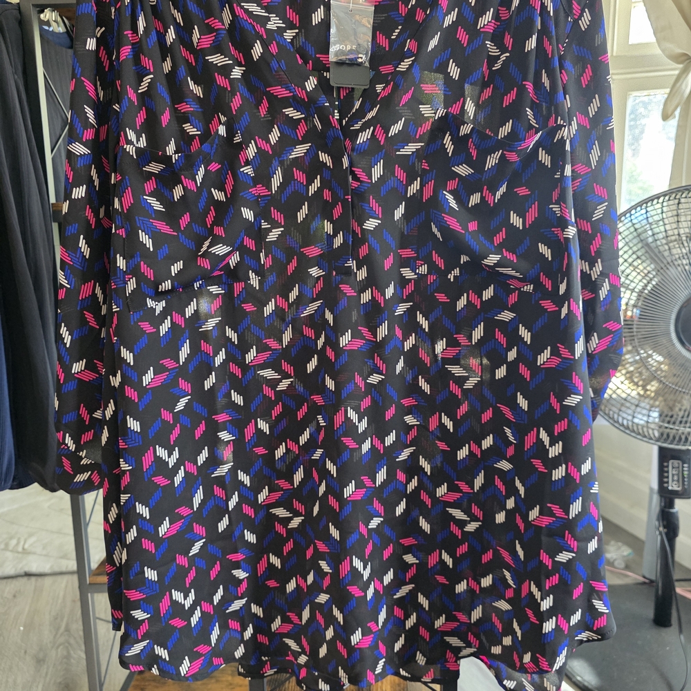 Stylish Women's Geometric Print Top